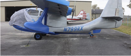 Photograph 1 – Pre accident view of airplane., from the NTSB investigation of Amateur-built AQUA-BEE accident near Miami, Florida, February 25, 2025
