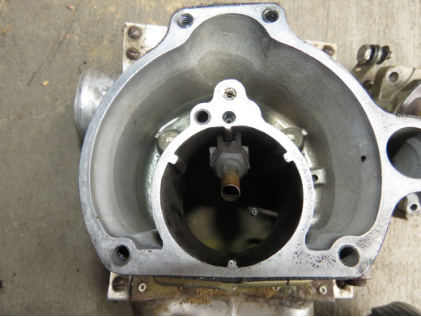 Photograph 7 – Carburetor Bowl, from the NTSB investigation of Champion 7GCBC accident near Weyers Cave, Virginia, April 26, 2025