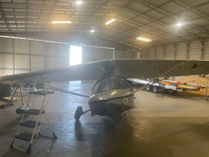 Photograph 1 – Wing Displacement and Damage, from the NTSB investigation of Amateur-built SEAREY accident near Zellwood, Florida, March 4, 2025