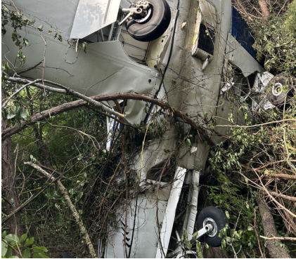 Photograph 3 – Airplane On-Scene, from the NTSB investigation of Beech A36 accident near Murfreesboro, Tennessee, June 10, 2025