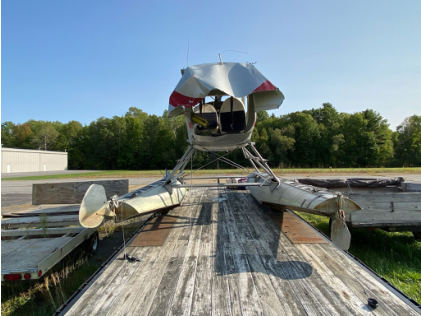 Photograph 2 – Main wreckage, from the NTSB investigation of Cessna 170 accident near Eustis, Maine, September 1, 2025
