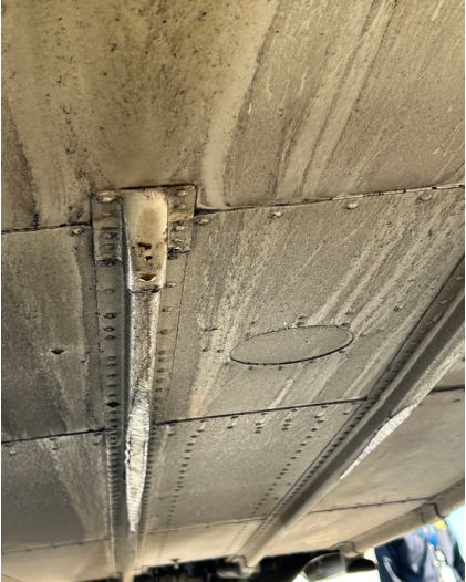 Photograph 1 – Fuselage Frame Channels, from the NTSB investigation of Piper PA28R accident near Smyrna, Tennessee, September 17, 2025
