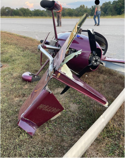 Photograph 2 –Damage Rear View, from the NTSB investigation of Amateur-built CALIDUS accident near Hopkinsville, Kentucky, September 20, 2025