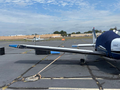 Photograph 1 – View of Right Wing Leading Edge, from the NTSB investigation of Piper PA-28-161 accident near Linden, New Jersey, September 20, 2025