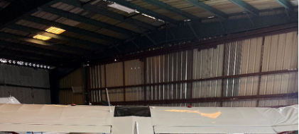 Photograph 4 – Damage to Aircraft Horizontal Stabilizer and Elevator, from the NTSB investigation of Flying Cloud Aviation LLC AL18 accident near Ridgeland, South Carolina, June 7, 2025