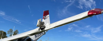 Photograph 3 – View of left wing damage, from the NTSB investigation of Cessna 177 accident near Cynthiana, Kentucky, October 16, 2025