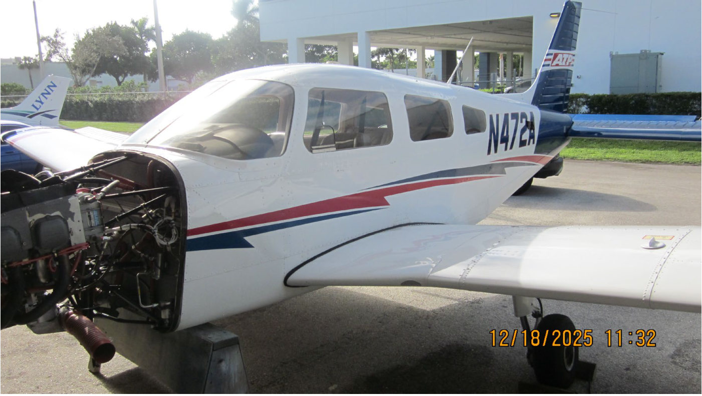 Photograph <built-in method index of str object at 0x7fdee1fdb3c0>, from the NTSB investigation of Piper Aircraft INC PA-28-181 accident near Fort Lauderdale, Florida, December 16, 2025