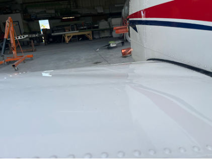 Photograph 3 – Left Wing Spar Damage, from the NTSB investigation of Piper Aircraft INC PA-28-181 accident near Fort Lauderdale, Florida, December 16, 2025
