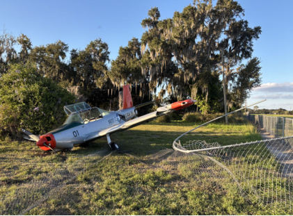 Photograph 1 – Main Wreckage, from the NTSB investigation of Varga Aircraft CORP. 2150A accident near Frostproof, Florida, December 28, 2025