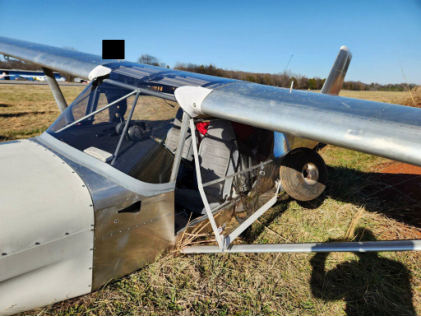 Photograph 2 – Left side of fuselage, from the NTSB investigation of Amateur-built S-21 OUTBOUND accident near Madisonville, Tennessee, January 19, 2026