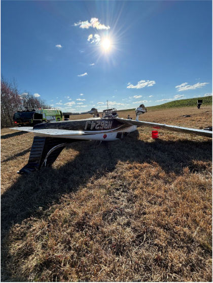 Photograph 3, from the NTSB investigation of Piper PA-28-180 accident near Monroe, North Carolina, February 23, 2026