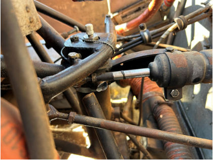 Photograph 3 – View of broken engine mount., from the NTSB investigation of Piper PA-28-160 accident near Lanett, Alabama, April 22, 2026