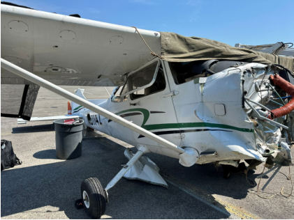Photograph 1 – Main Wreckage, from the NTSB investigation of Cessna 172S accident near Harrison, New York, May 18, 2026