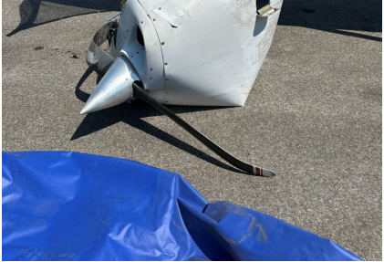 Photograph 2 – Engine, from the NTSB investigation of Cessna 172S accident near Harrison, New York, May 18, 2026