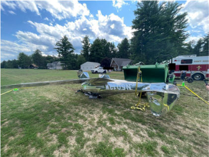 Photograph 1, from the NTSB investigation of Spirit Engineering INC SE-1 accident near Ossipee, New Hampshire, August 12, 2026