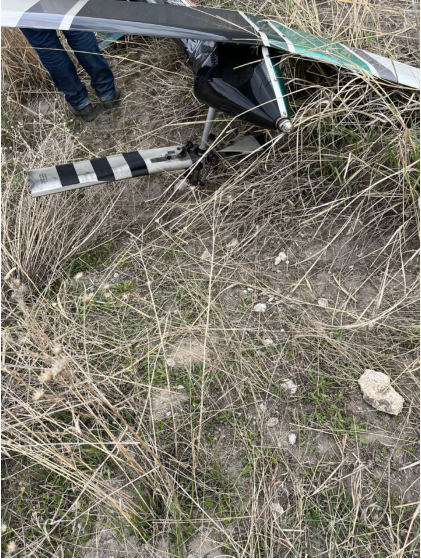 [WPR24FA132] Photograph 2 – Tail Rotor Blades, from the NTSB investigation of Bell 206-L4 accident near Anaconda, Montana, April 26, 2024