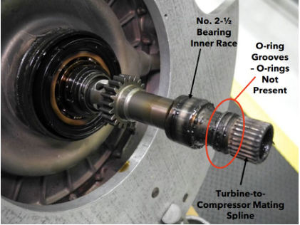 [WPR24FA132] Photograph 3 – Turbine to Compressor Mating Spline, from the NTSB investigation of Bell 206-L4 accident near Anaconda, Montana, April 26, 2024