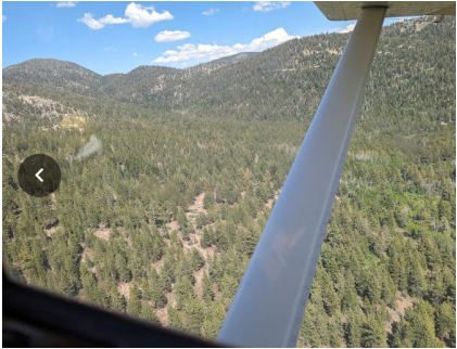 Figure 12: Image "K", from the NTSB investigation of Luscombe 8A accident near South Lake Tahoe, California, June 12, 2024