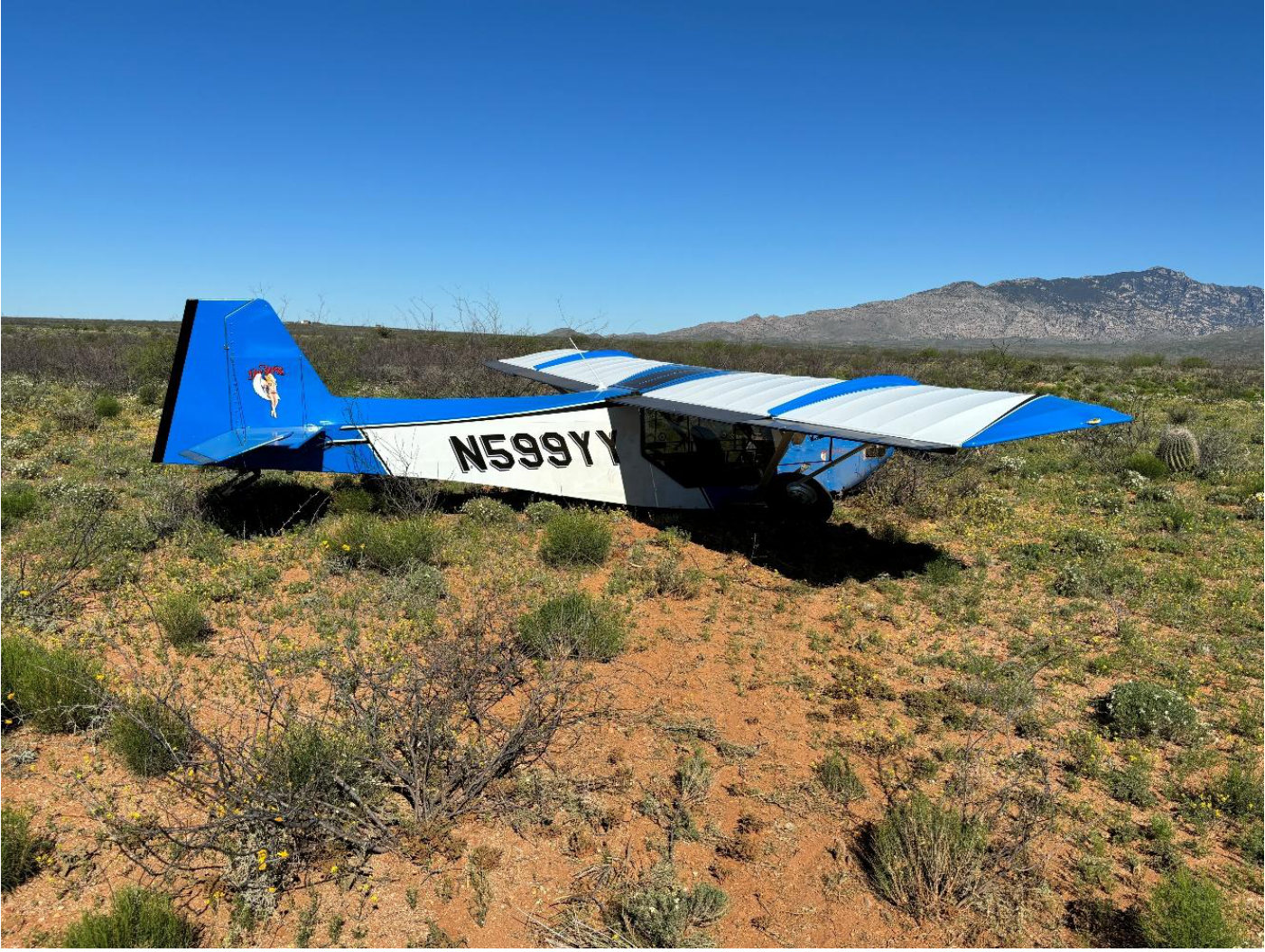 Photograph <built-in method index of str object at 0x7fdee1e734b0>, from the NTSB investigation of Amateur-built RANS S-7S COURIER accident near Benson, Arizona, April 22, 2024