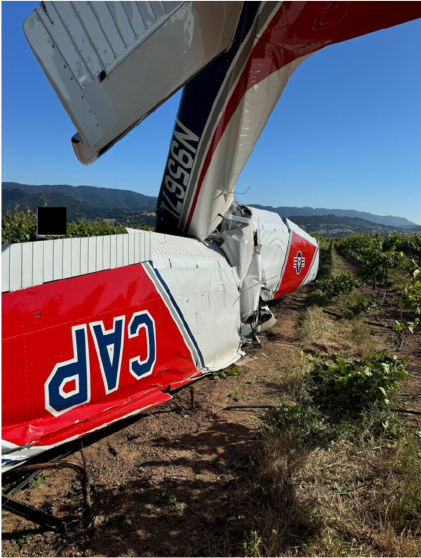 Photograph 2, from the NTSB investigation of Cessna 172P accident near Santa Ynez, California, June 5, 2024