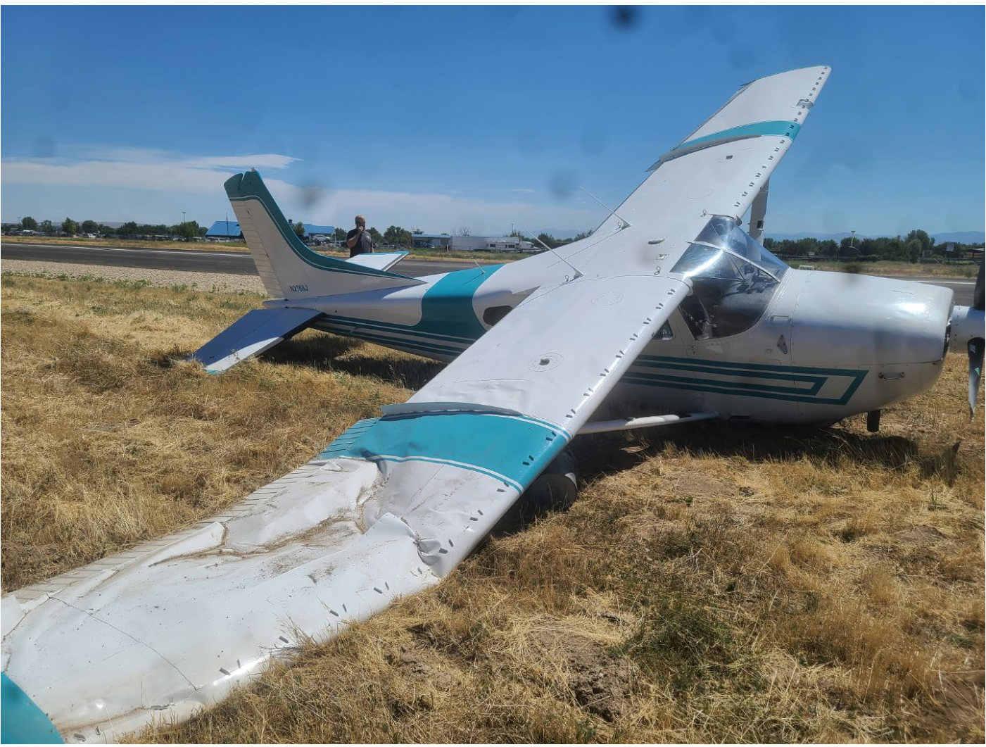 Photograph <built-in method index of str object at 0x7fdef9141a70>, from the NTSB investigation of Cessna A185E accident near Nampa, Idaho, June 13, 2024
