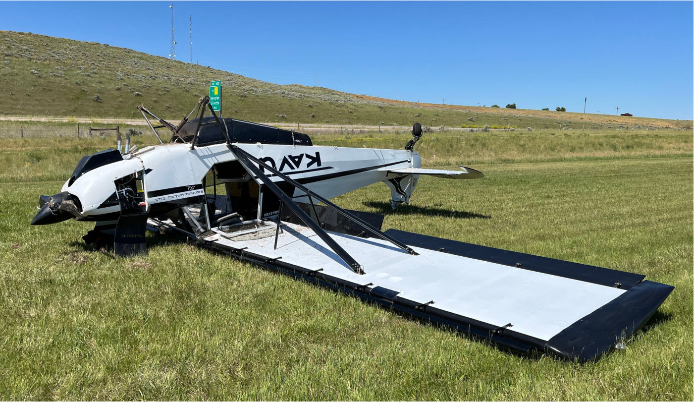 Photograph <built-in method index of str object at 0x7fdee1fda470>, from the NTSB investigation of Amateur-built PA-12 REPLICA accident near Douglas, Wyoming, June 22, 2024