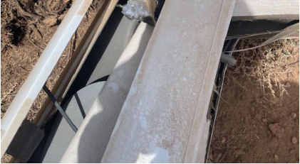 Photograph 3 – View of damage to empennage., from the NTSB investigation of Alexander Schleicher GMBH & CO ASH 31 MI accident near Parowan, Utah, June 24, 2024