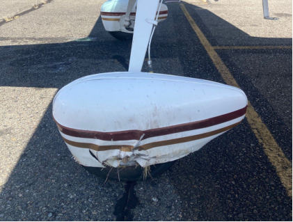 Photograph 3 – Fuselage damage, from the NTSB investigation of Cessna 170B accident near Tacoma, Washington, July 1, 2024