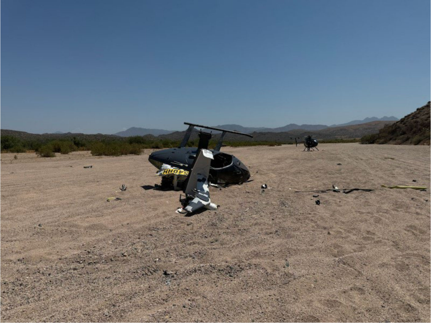 Photograph <built-in method index of str object at 0x7fdee1e1b550>, from the NTSB investigation of Mcdonnell Douglas Helicopter 369 accident near Mesa, Arizona, July 9, 2024