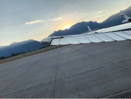 Photograph 3 – View of substantial damage to the left wing., from the NTSB investigation of Cessna 182A accident near Teton Village, Wyoming, July 10, 2024