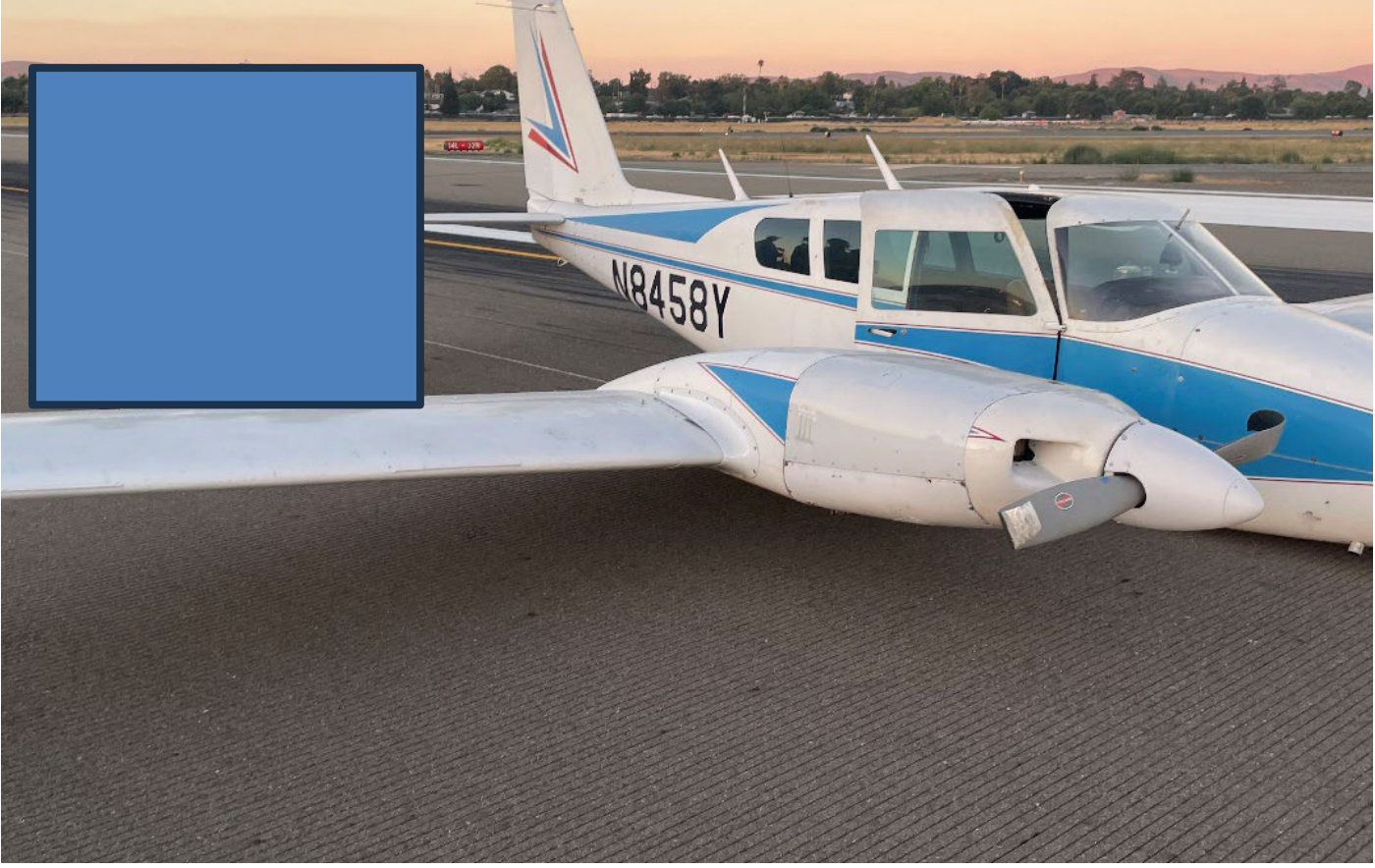Photograph <built-in method index of str object at 0x7fdee1eb9160>, from the NTSB investigation of Piper PA-30 accident near Concord, California, August 9, 2024