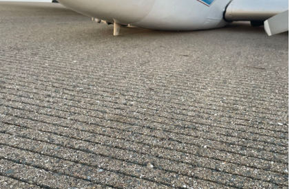 Photograph 2 – View of fuselage to ground contact, from the NTSB investigation of Piper PA-30 accident near Concord, California, August 9, 2024