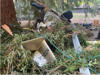 Photograph 1 – Accident Gyroplane Looking Forward, from the NTSB investigation of Rotorsport CAVALON accident near Chico, California, October 7, 2024