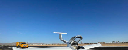 Photograph 1 – N4199M at the accident site, from the NTSB investigation of Diamond Aircraft Ind INC DA20-C1 accident near Mesa, Arizona, October 2, 2024