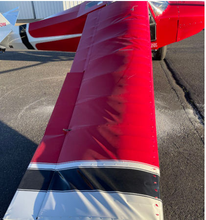 Photo 2 – Damage to right wing and right aileron, from the NTSB investigation of Amateur-built HIGHLANDER accident near Elko, Nevada, October 20, 2024