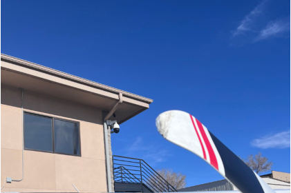 Photograph 1 – Propeller blade damage, from the NTSB investigation of Textron Aviation INC 172S accident near Cottonwood, Arizona, February 20, 2025