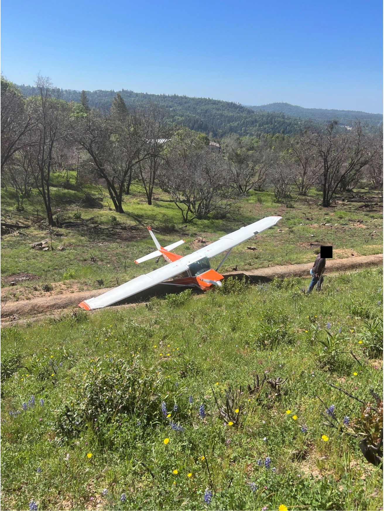 Photograph <built-in method index of str object at 0x7fdef9141a20>, from the NTSB investigation of Cessna 150 accident near Placerville, California, April 19, 2025