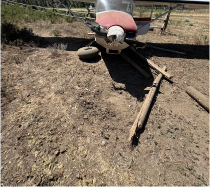 Photograph 3 – Airplane at accident site, from the NTSB investigation of Amateur-built MURPHY SR 2500 accident near Challis, Idaho, June 18, 2025