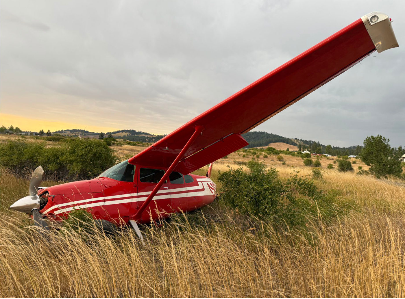 Photograph <built-in method index of str object at 0x7fdee1e3a970>, from the NTSB investigation of Cessna 180J accident near Kamiah, Idaho, August 1, 2025