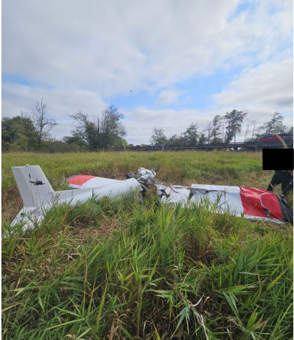 Photograph 1 – View of accident airplane, from the NTSB investigation of Amateur-built Teenie Two accident near Chehalis, Washington, September 11, 2025