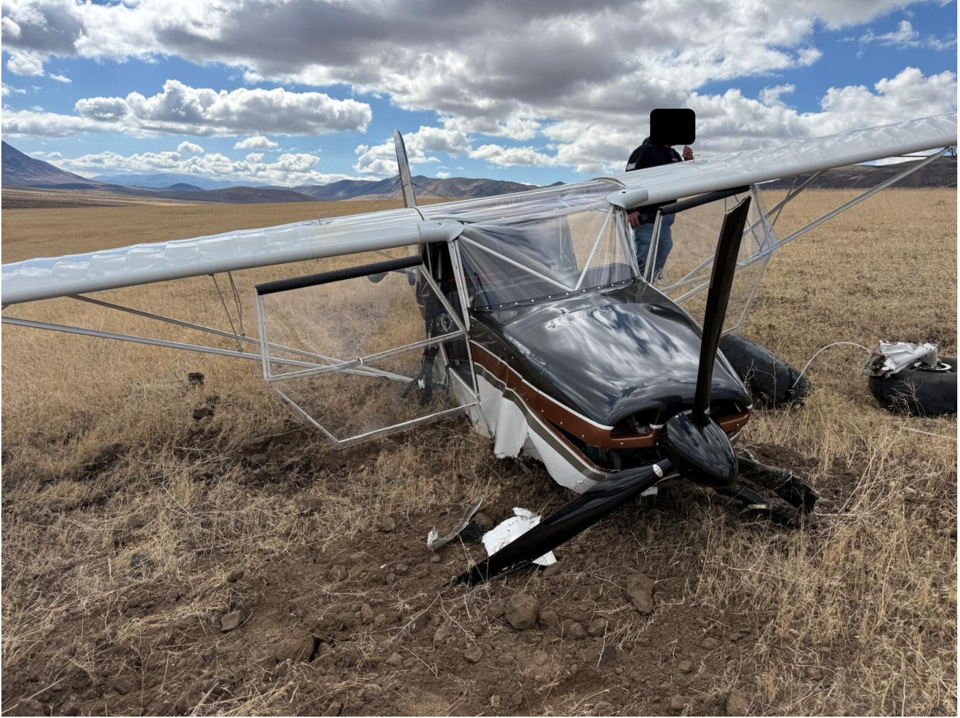 Photograph <built-in method index of str object at 0x7fdee1e71d40>, from the NTSB investigation of Amateur-built JUST AIRCRAFT ESCAPA accident near Flanigan, Nevada, October 4, 2025