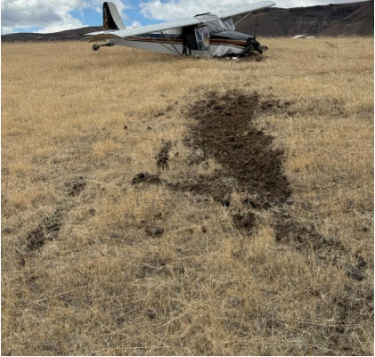 Photograph 3 – Aircraft Final Position, from the NTSB investigation of Amateur-built JUST AIRCRAFT ESCAPA accident near Flanigan, Nevada, October 4, 2025