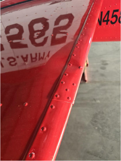 Photograph 2 – Empennage damage, from the NTSB investigation of Cessna 305 accident near Phoenix, Arizona, October 18, 2025