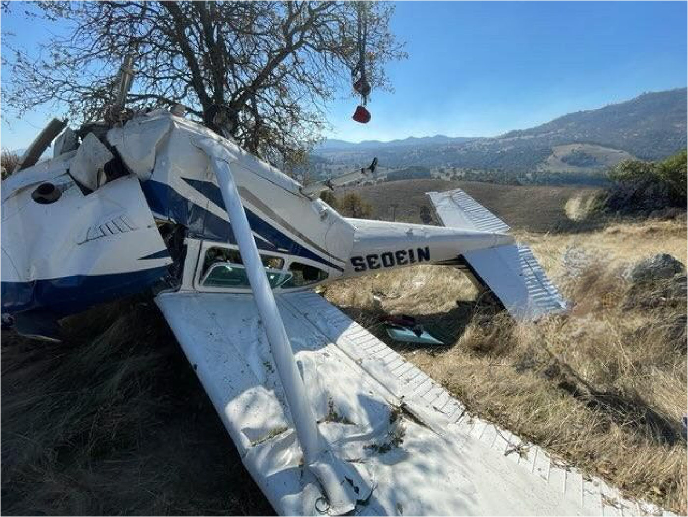 Photograph <built-in method index of str object at 0x7fdee1cbf7d0>, from the NTSB investigation of Cessna 182P accident near San Andreas, California, November 3, 2025