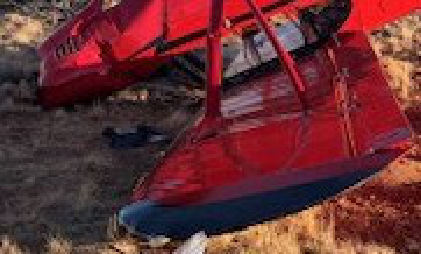 Photograph 2 – Bent Strut, from the NTSB investigation of Jordan Valley LLC CCX-2000 accident near Alcova, Wyoming, January 21, 2026
