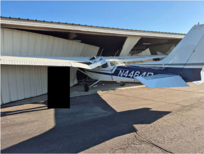 Photograph 2, from the NTSB investigation of Cessna 172M accident near Nampa, Idaho, February 5, 2026