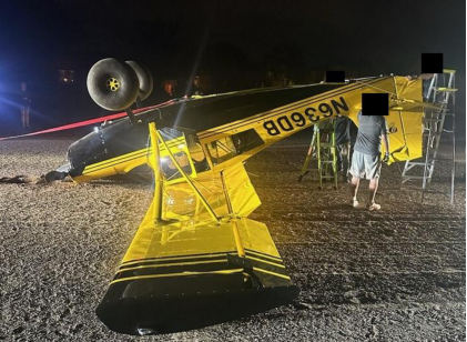 Photograph 1 – Accident Aircraft Damage, from the NTSB investigation of American Champion Aircraft 8GCBC accident near Carefree, Arizona, March 2, 2026