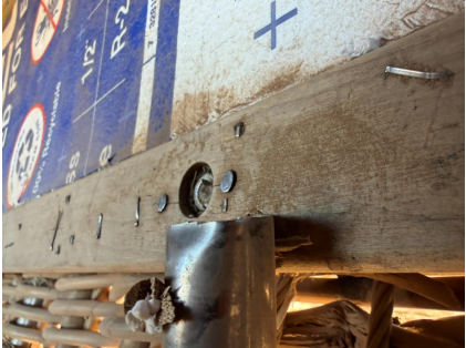 Photograph 2 – Fractured U-Tube, from the NTSB investigation of Lindstrand 260A accident near Casa Grande, Arizona, March 2, 2026