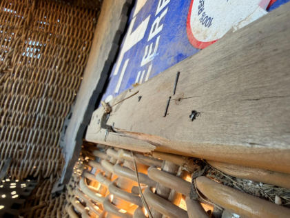 Photograph 5 – Fractured wood skid structure, from the NTSB investigation of Lindstrand 260A accident near Casa Grande, Arizona, March 2, 2026