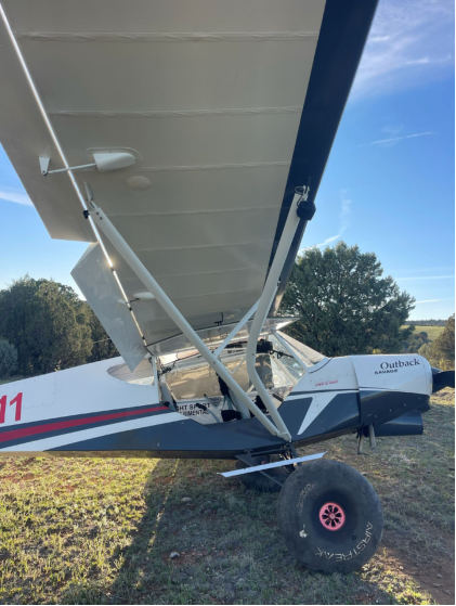 Photograph 3 – View of the aircraft from the right side, from the NTSB investigation of Zlin Aviation Sro SAVAGE CUB-S accident near Young, Arizona, March 20, 2026